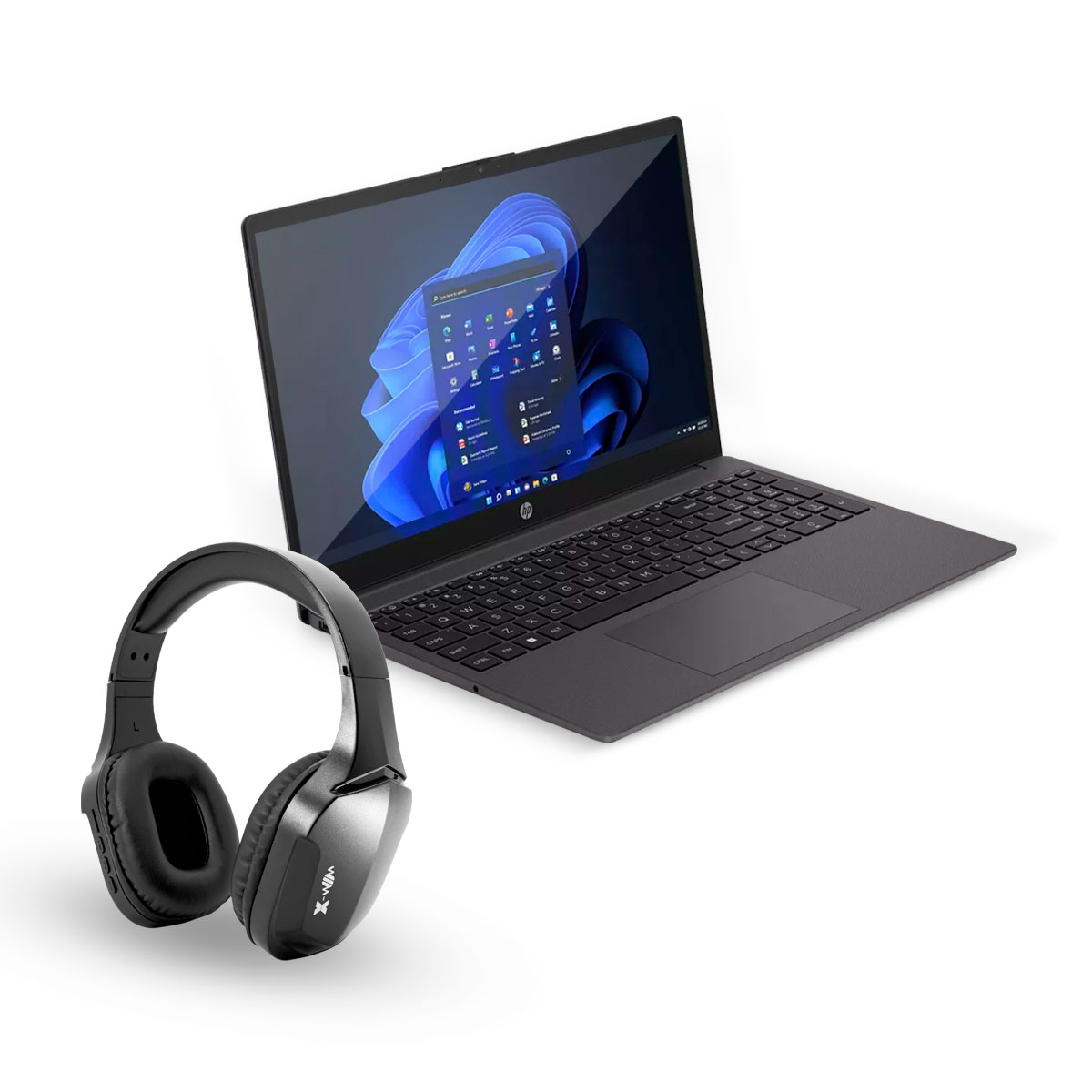 Foto 2 pulgar | Combo Laptop Hp 255 G10 Ryzen 7-7730u 8c 16gb 512gb Ssd Fhd W11 Pro + Audifonos Bluetooth