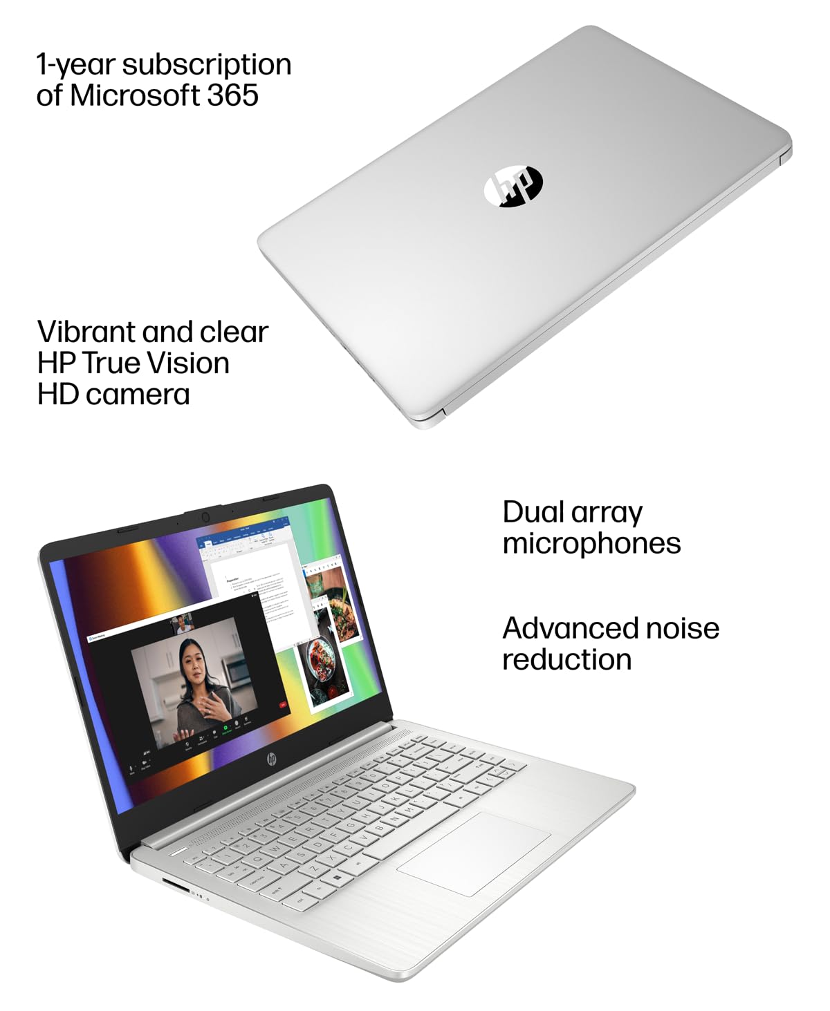 Foto 5 pulgar | Ordenador Portátil Hp 14 Ultraligero Para Estudiantes Y Hogares, 16 Gb De Ram Y 1 Tb Ssd - Venta Internacional.