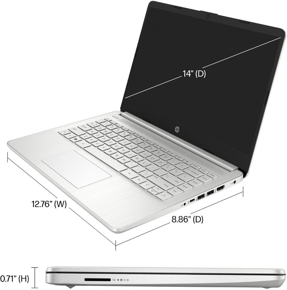 Foto 6 pulgar | Ordenador Portátil Hp 14 Ultraligero Para Estudiantes Y Hogares, 16 Gb De Ram Y 1 Tb Ssd - Venta Internacional.