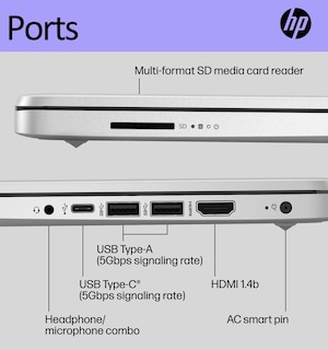 Foto 6 | Ordenador Portátil Hp 14 Ultraligero Para Estudiantes Y Hogares, 16 Gb De Ram Y 1 Tb Ssd - Venta Internacional.