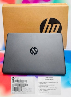Foto 3 | Hp Laptop 14-dq0761dx Negro/14in/intel Celeron Processor N4120/4gb/ssd/128gb/windows 11 Home In S Mo