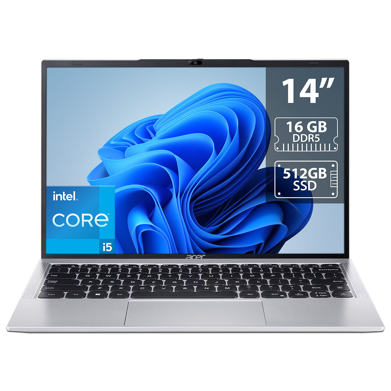 Foto 1 | Laptop Acer Aspire L: Intel Core I5 1235u, Ram 16gb Ddr5, Ssd 512gb, Pantalla 14'',  Windows 11 Home