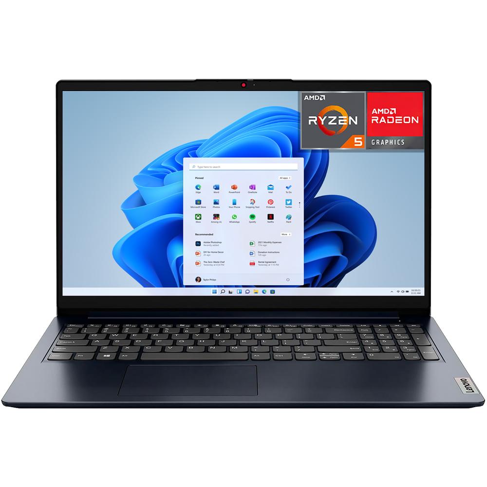 Foto 2 pulgar | Laptop Lenovo Ideapad 1 Amd Ryzen 7 5700u 16gb Ram 512gb Ssd 15.6'' Touchscreen Windows 11 Home Teclado En Español