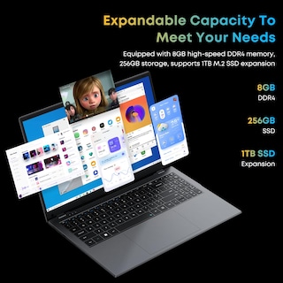 Foto 4 | Ordenador Portátil Chuwi Herobook Plus 15.6 Pulgadas 256 Gb Ssd 8 Gb de Ram Win 11 - Venta Internacional