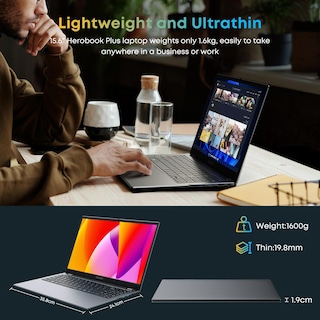 Foto 7 | Ordenador Portátil Chuwi Herobook Plus 15.6 Pulgadas 256 Gb Ssd 8 Gb de Ram Win 11 - Venta Internacional
