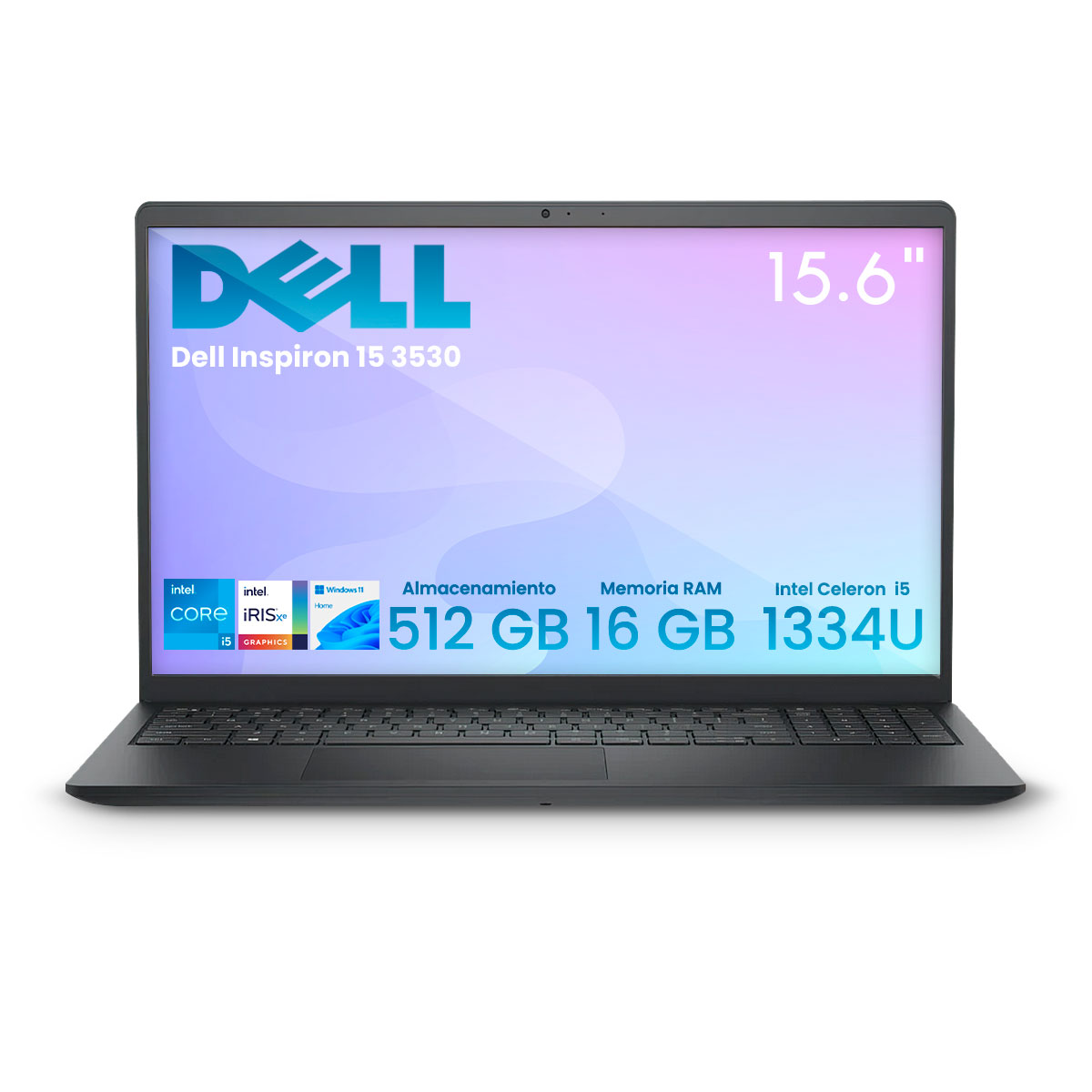 Foto 2 pulgar | Laptop Dell Inspiron 15 3530 Intel Ci5-1335u 16gb 512gb Ssd Fhd W11h Negro