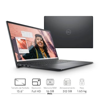 Foto 2 | Laptop Dell Inspiron 15 3530 Intel Ci5-1335u 16gb 512gb Ssd Fhd W11h Negro + Audífonos Bluetooth Y Mochila