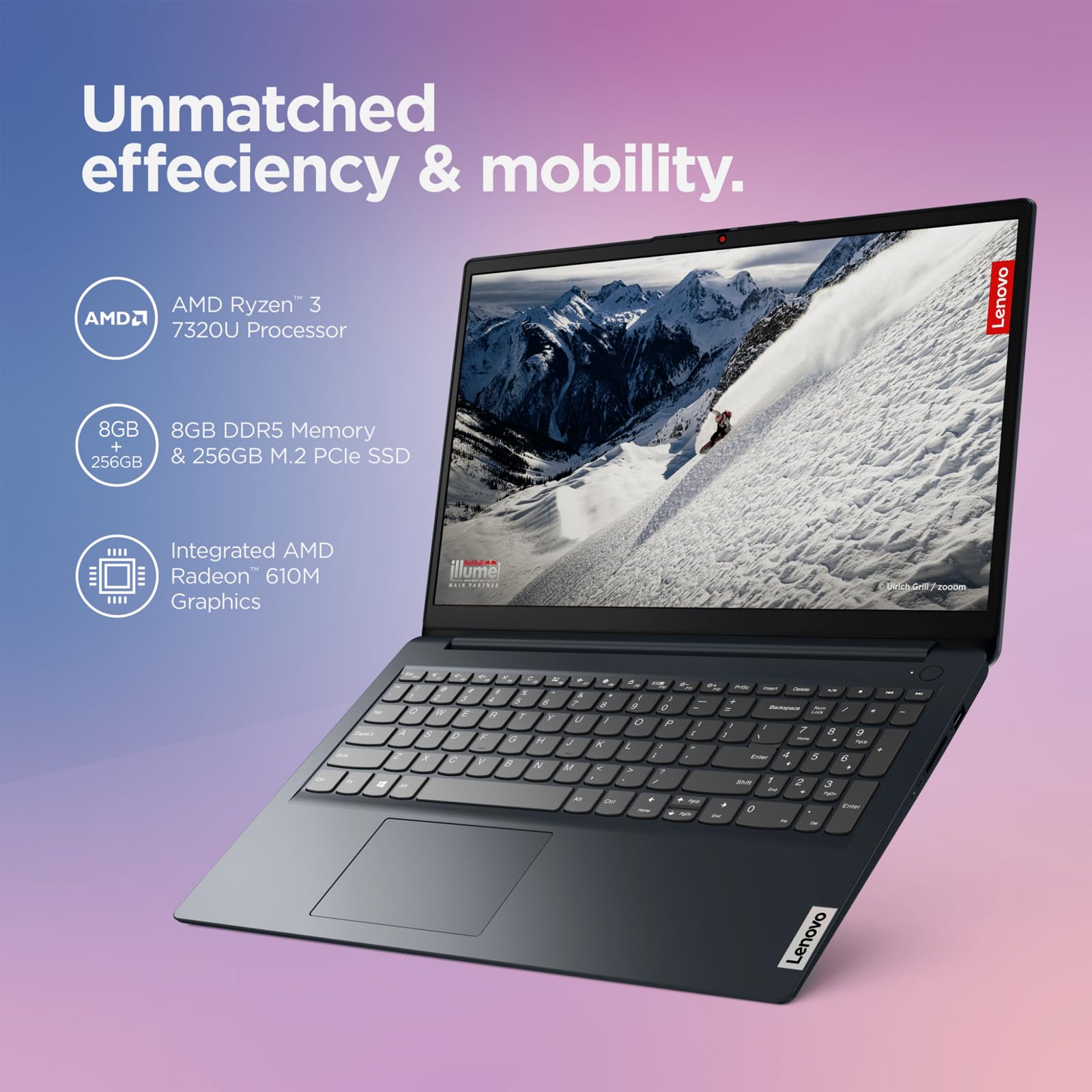 Foto 4 pulgar | Ordenador Portátil Lenovo Ideapad 3 2022 15,6 Pulgadas Fhd Ryzen 3 8 Gb 512 Gb Ssd - Venta Internacional.
