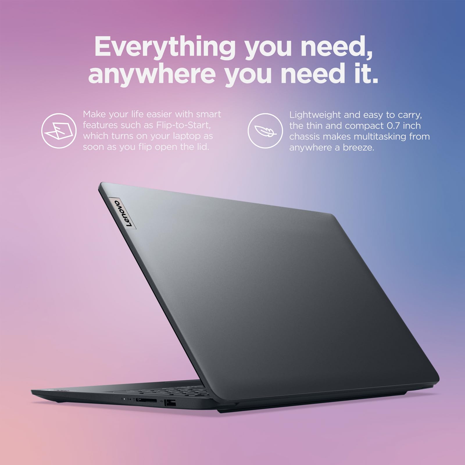 Foto 5 pulgar | Ordenador Portátil Lenovo Ideapad 3 2022 15,6 Pulgadas Fhd Ryzen 3 8 Gb 512 Gb Ssd - Venta Internacional.