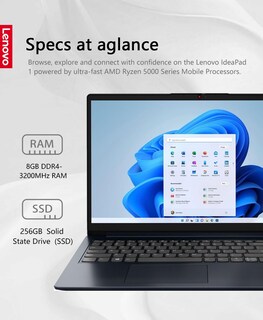 Foto 3 | Laptop Lenovo Ideapad 1 15,6 Pulgadas Fhd Touch Ryzen 5 7520u 8 Gb 256 Gb - Venta Internacional