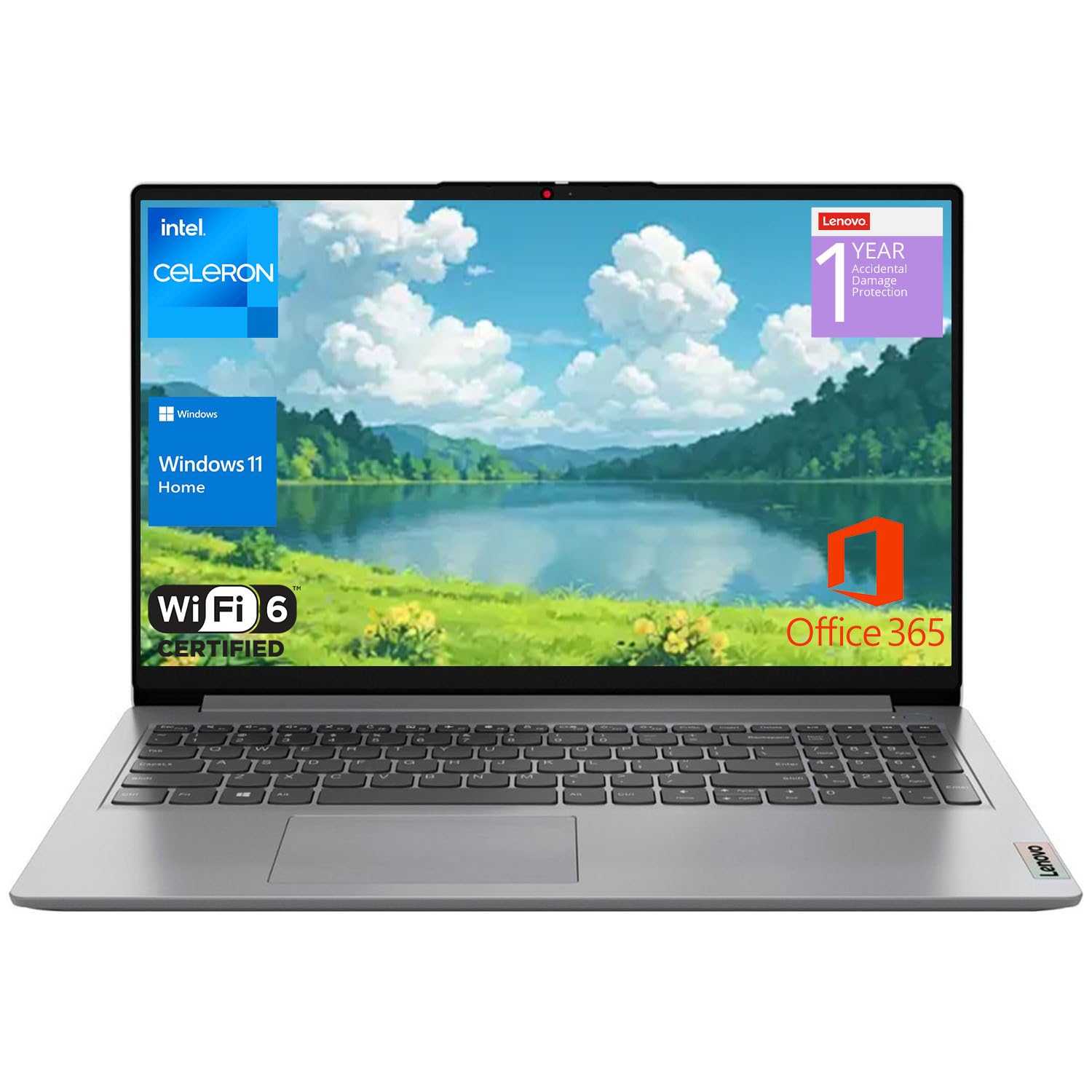 Ordenador Portátil Lenovo Ideapad 1 Home De 15,6 Pulgadas Con Pantalla Fhd Intel Celeron De 20 Gb De Ram - Venta
