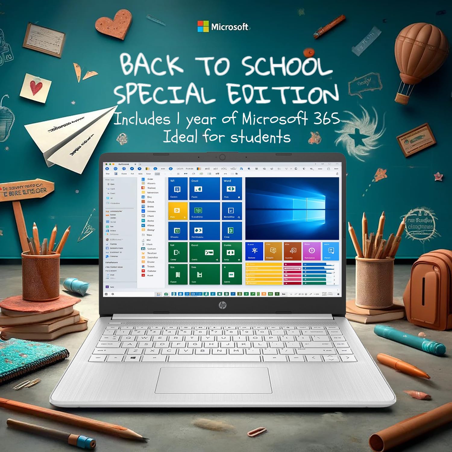 Foto 3 pulgar | Laptop Hp 14 Hd Back To School Ed., Con Microsoft 365 De 4 Gb/576 Gb - Venta Internacional.