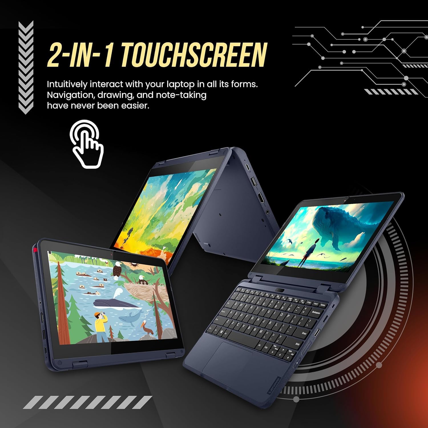 Foto 8 pulgar | Laptop Lenovo Thinkpad Yoga 11,6 Pulgadas Windows 11 Intel Pentium Silver N6000 8 GB RAM 512 GB SD - Venta Internacional