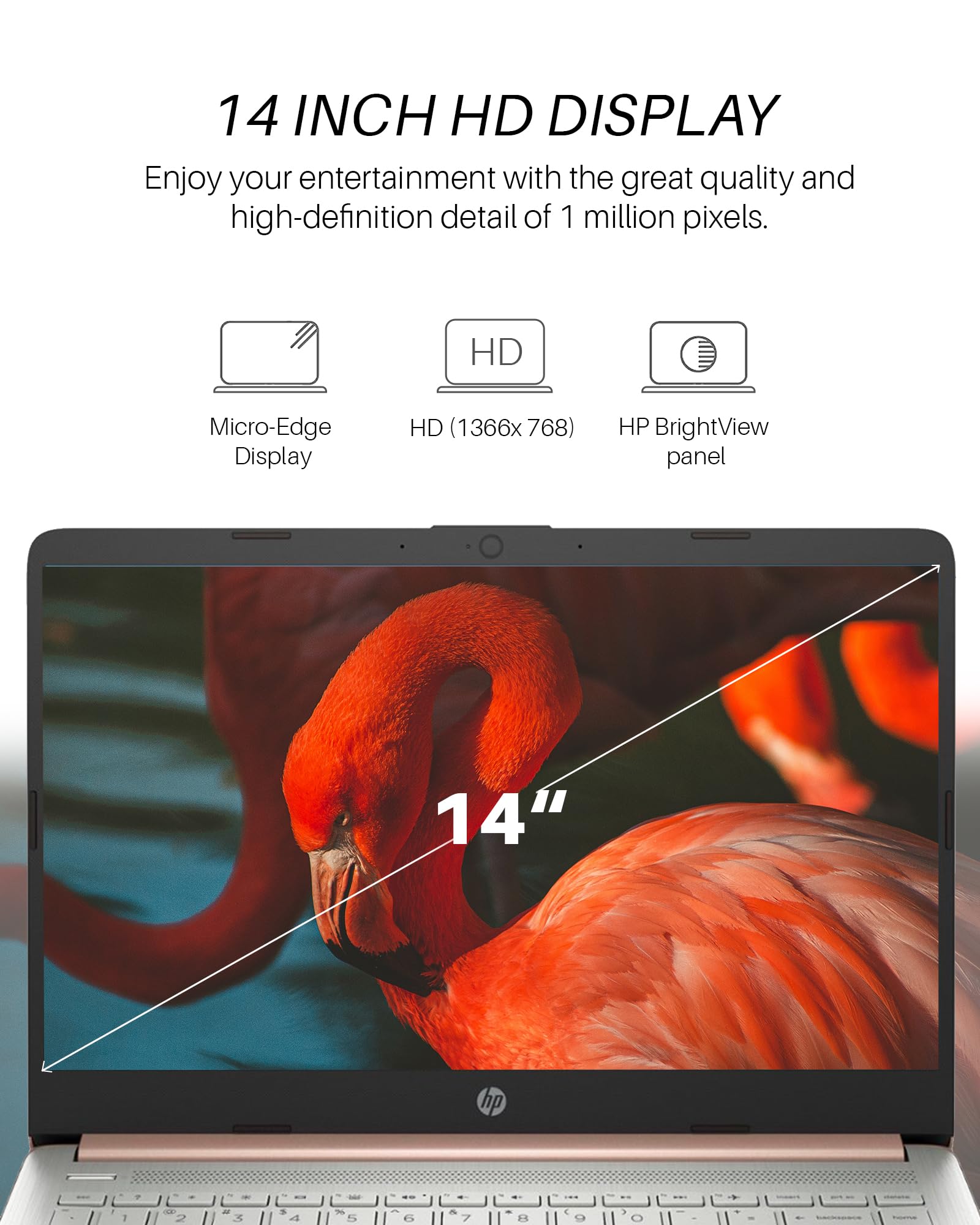 Foto 5 pulgar | Ordenador Portátil Hp 14 Ultraligero Para Estudiantes De Negocios, 16 Gb De Ram, 320 Gb - Venta Internacional.