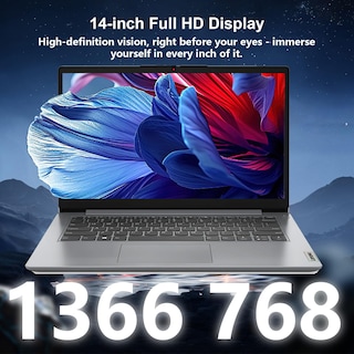 Foto 3 | Ordenador Portátil Lenovo Ideapad 1 Everyday 14 Hd 8 Gb Ram 384 Gb Ssd - Venta Internacional.