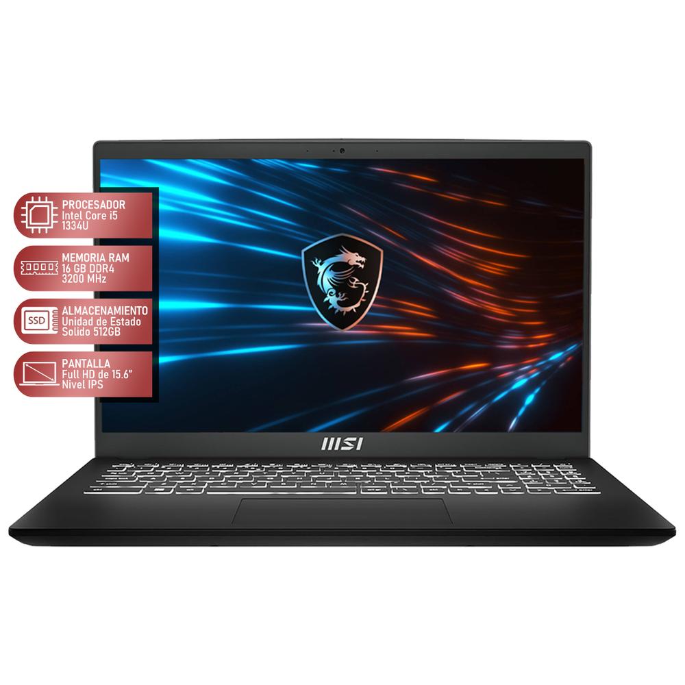 Foto 2 | Laptop Msi Modern 15 Intel Core I5 1334u 16gb Ram 512gb Ssd 15.6'' Windows 11 Pro Teclado En Español + Mouse