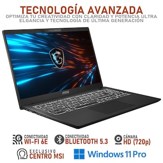 Foto 3 | Laptop Msi Modern 15 Intel Core I5 1334u 16gb Ram 512gb Ssd 15.6'' Windows 11 Pro Teclado En Español + Mouse
