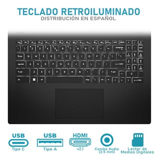 Foto 4 | Laptop Msi Modern 15 Intel Core I5 1334u 16gb Ram 512gb Ssd 15.6'' Windows 11 Pro Teclado En Español + Mouse