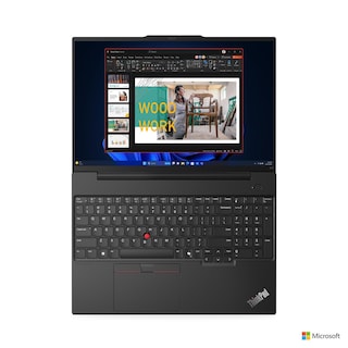 Foto 3 | Laptop Lenovo Thinkpad E16 Gen 2 16 Pulgadas Windows 11 Pro Intel Core Ultra 7 16 GB RAM 512 GB SSD Graphite Black