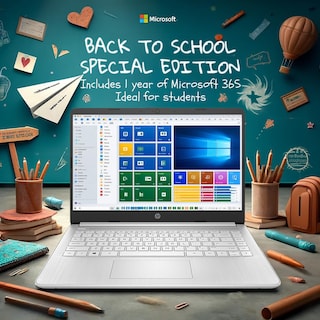 Foto 2 | Laptop Hp 14 Hd Back To School Ed., Con 1 Año De Microsoft 365 De 8 Gb - Venta Internacional.