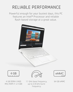 Foto 4 | Portátil Hp Más Nuevo De 14 Pulgadas, Ultraligero, Intel Celeron, 8 Gb De Ram, 64 Gb, Ssd - Venta Internacional.