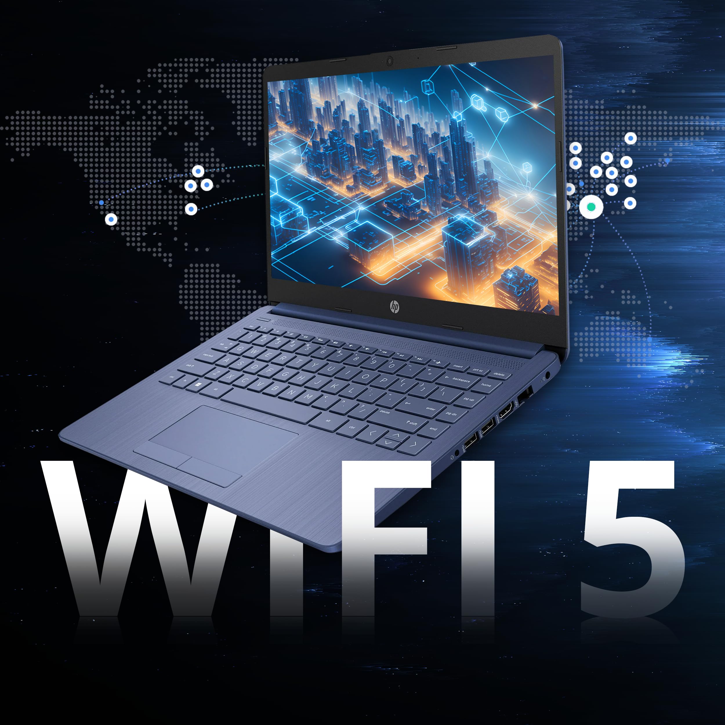 Foto 5 pulgar | Portátil Hp Flagship 14 Hd 16 Gb De Ram 1,22 Tb De Almacenamiento Win 11s Azul - Venta Internacional.