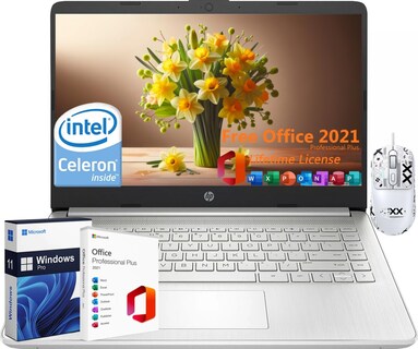 Foto 1 | Ordenador Portátil Hp 14 Para Estudiantes Y Negocios Intel N4120 De 16 Gb De Ram 384 Gb - Venta Internacional.