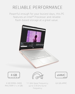 Foto 5 | Ordenador Portátil Hp Más Nuevo, 14, Ultraligero, 8 Gb De Ram, 64 Gb Emmc, Win11 H En S - Venta Internacional.