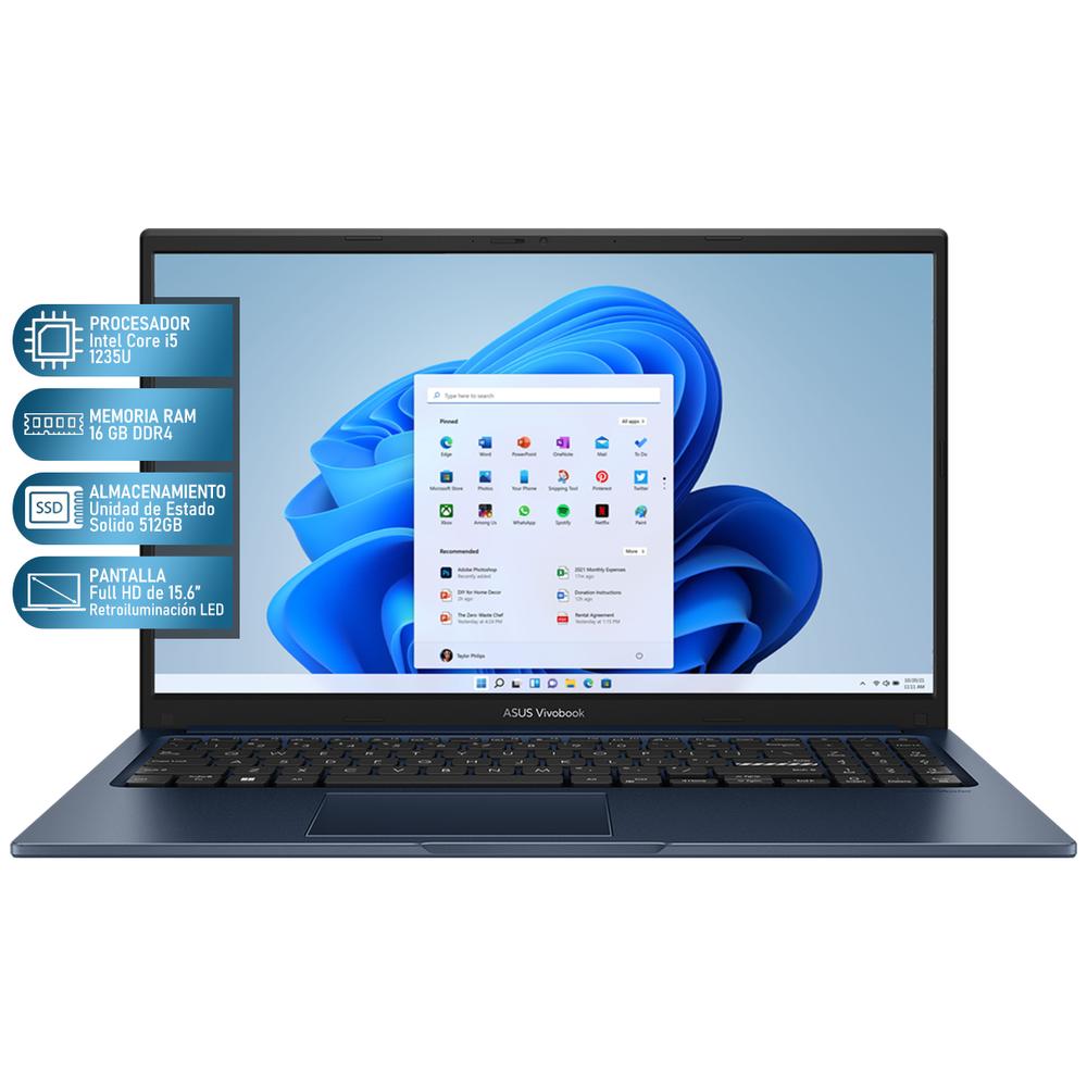 Foto 3 pulgar | Laptop Asus Vivobook 15 Intel Core I5 1235u 16gb Ram 512gb Ssd 15.6'' Windows 11 Home Teclado En Español + Mouse Dxt