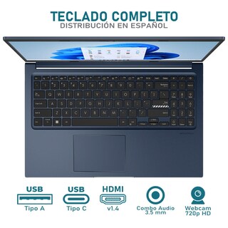 Foto 4 | Laptop Asus Vivobook 15 Intel Core I5 1235u 16gb Ram 512gb Ssd 15.6'' Windows 11 Home Teclado En Español + Mouse Dxt