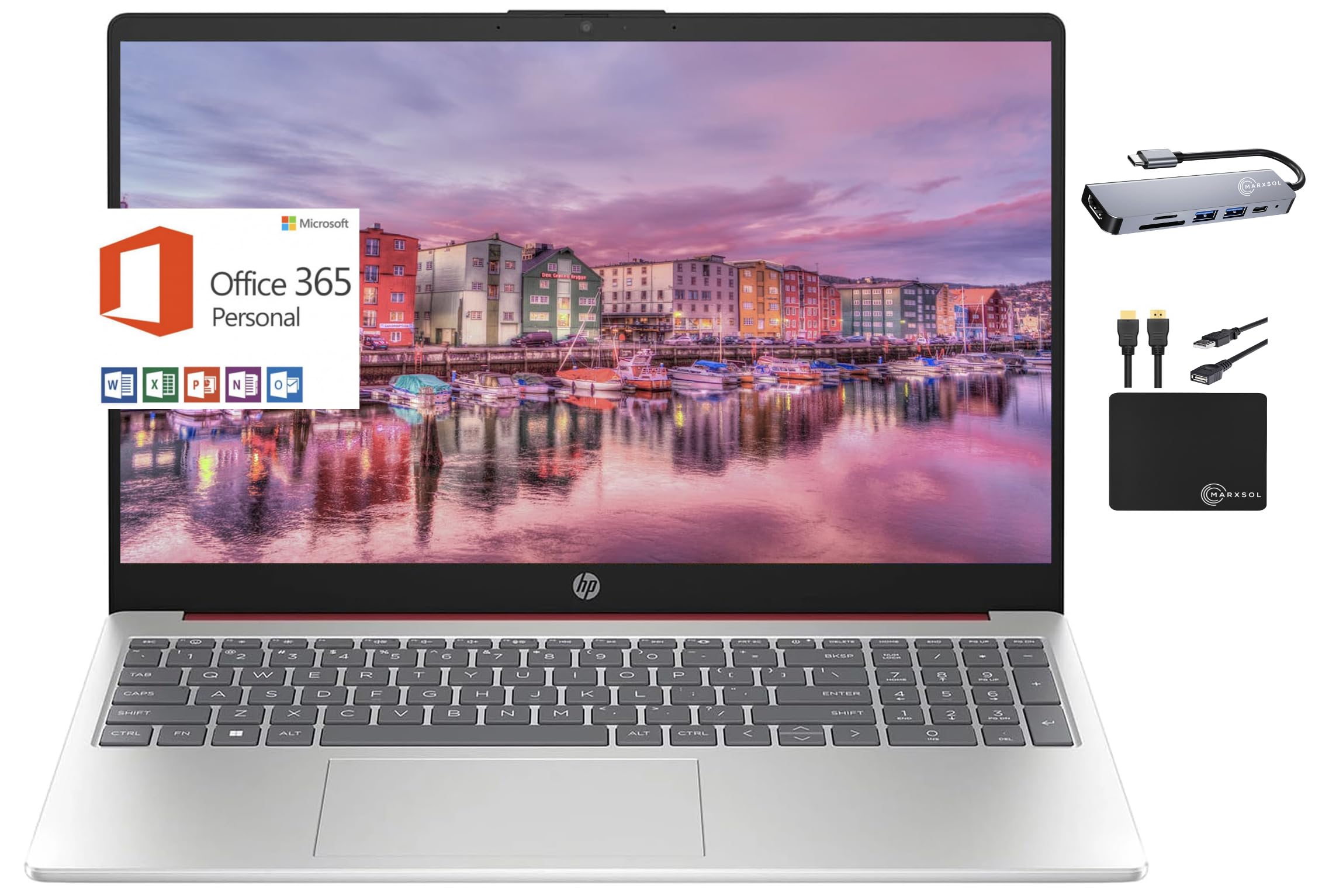 Foto 1 | Ordenador Portátil Hp 2024 De 15,6 Pulgadas Hd Intel N200 De 8 Gb De Ram 384 Gb De Almacenamiento Win11 - Venta I
