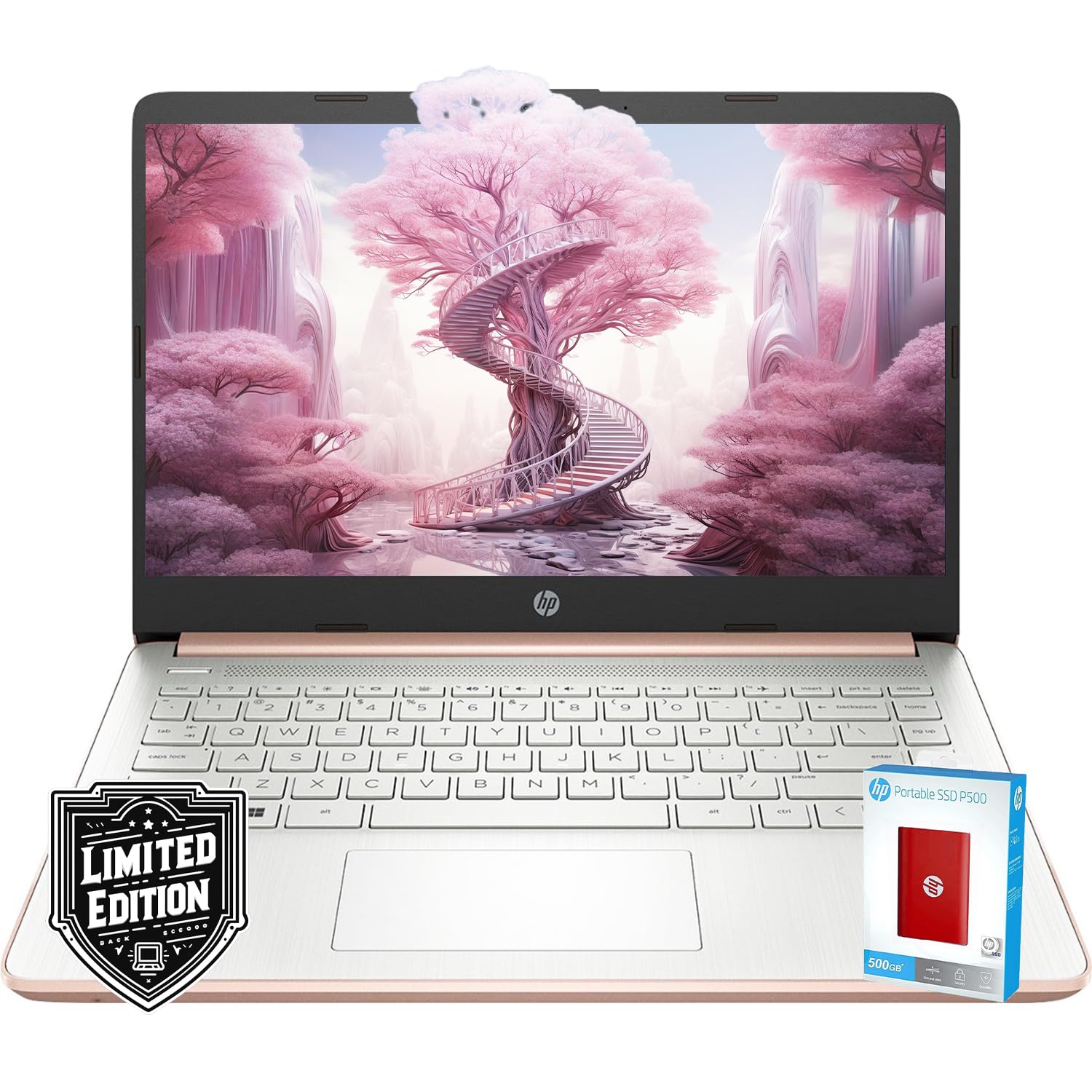 Foto 2 pulgar | Laptop Hp 14 Hd Back To School Ed., Con 1 Año De Microsoft 365 Y 8 Gb De Ram - Venta Internacional.