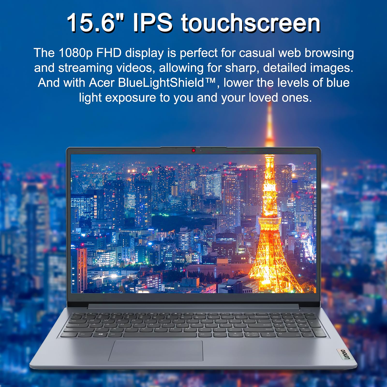 Foto 7 pulgar | Ordenador Portátil Lenovo Ideapad 1i De 15,6 Pulgadas Táctil Intel Core I3-1215u De 8 Gb - Venta Internacional.
