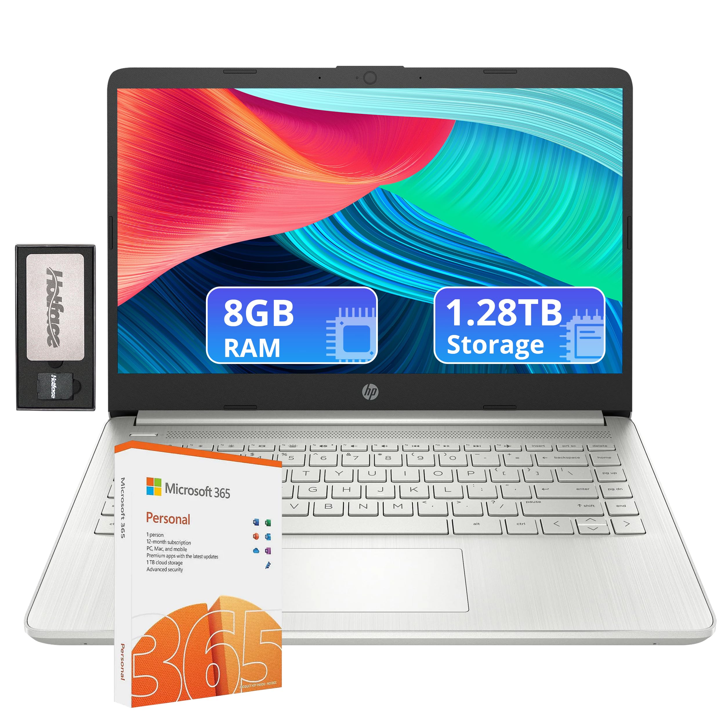 Foto 2 pulgar | Laptop Hp Flagship De 14 Pulgadas, 8 Gb De Ram Y 1,28 Tb De Almacenamiento, Windows 11 - Venta Internacional.