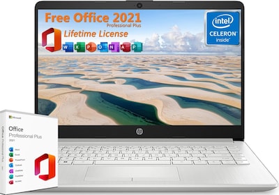 Foto 1 | Ordenador Portátil Hp 14 Con Licencia De Por Vida De Office, 8 Gb De Ram, 64 Gb Ssd - Venta Internacional.