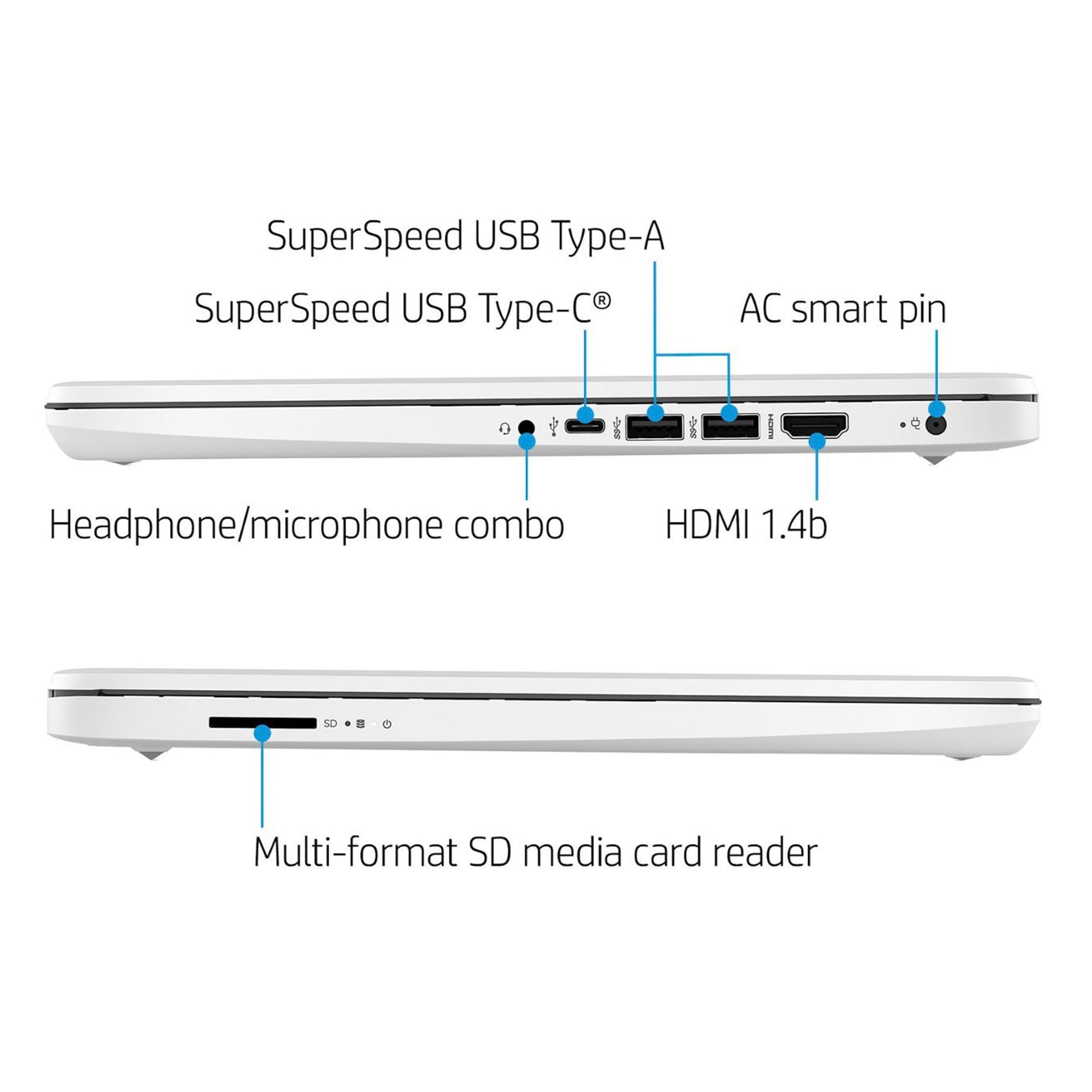 Foto 6 pulgar | Portátil Hp Más Nuevo, 14, Ultraligero, 16 Gb De Ram, 64 Gb Emmc+64 Gb Sd - Venta Internacional.