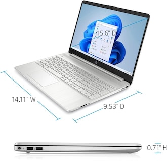 Foto 5 | Ordenador Portátil Hp 15-dw Intel Core I3-1115g4 8 Gb 256 Gb Ssd 15.6 Pulgadas Fhd - Venta Internacional.