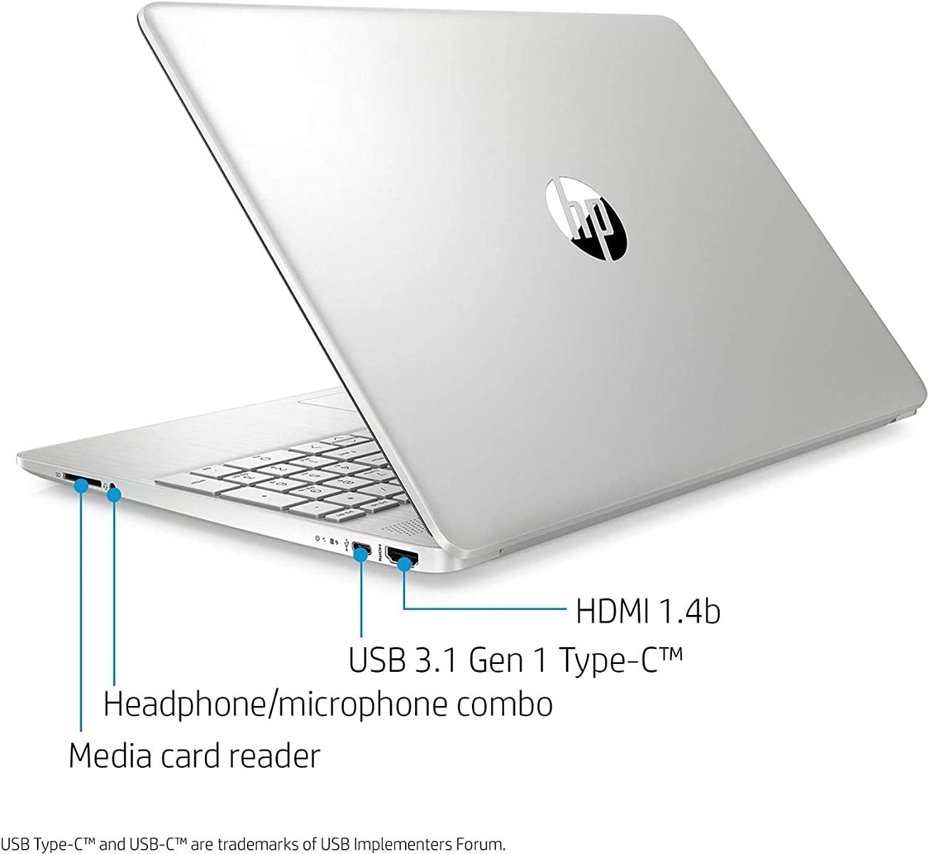Foto 3 pulgar | Ordenador Portátil Hp 15.6 Hd Intel 10ª Generación I3-1005g1 3,4 Ghz 8 Gb Ram 256 Gb Ssd Win 10 - Venta Internacional.