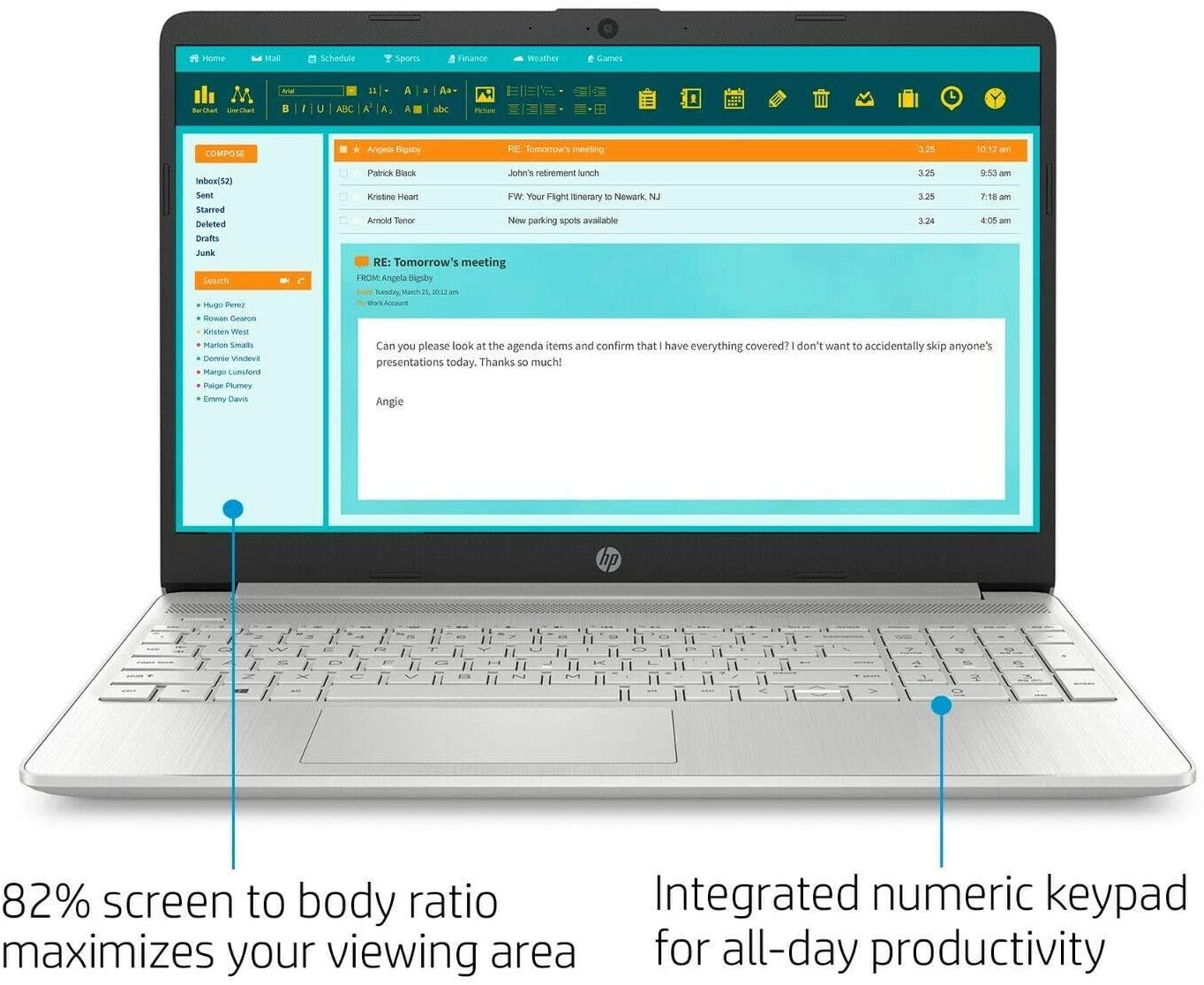 Foto 5 pulgar | Ordenador Portátil Hp 15.6 Hd Intel 10ª Generación I3-1005g1 3,4 Ghz 8 Gb Ram 256 Gb Ssd Win 10 - Venta Internacional.