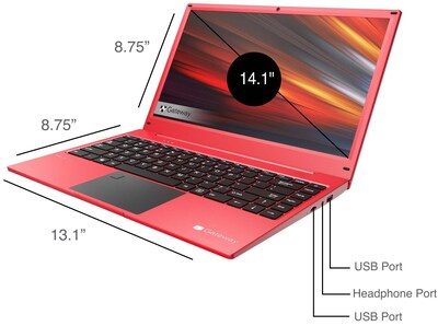 Foto 4 | Laptop Gateway 14.1 Fhd Ryzen 5 3500u 8 Gb De Ram 256 Gb Ssd Win 11 - Venta Internacional.