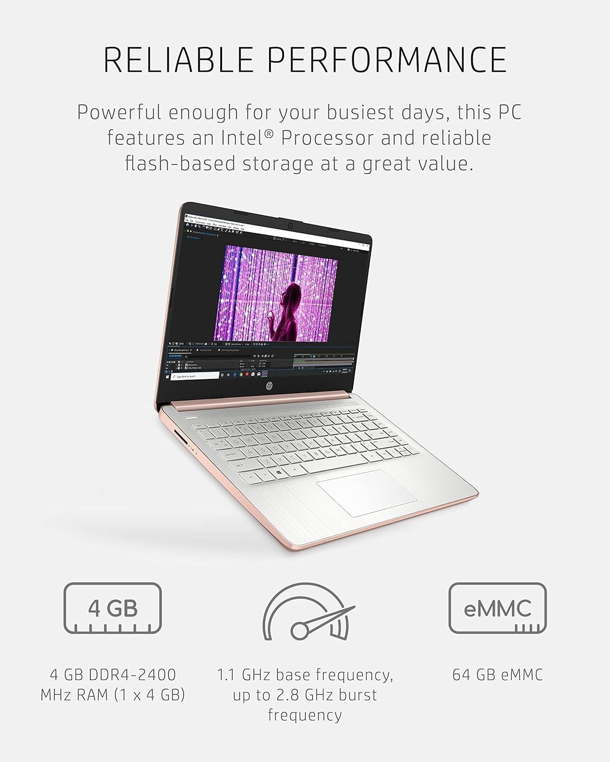 Foto 6 pulgar | Laptop Hp 14 Ultraligero, 16 Gb De Ram, 64 Gb Emmc + 128 Gb - Venta Internacional.