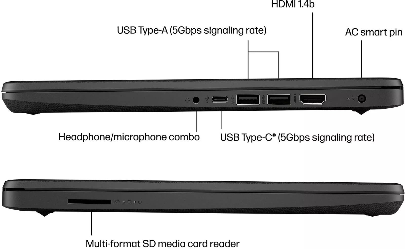 Foto 6 | Portátil Hp Ultradelgado Para Uso Diario, 14 Pulgadas, Windows 11 Pro, 16 Gb De Ram - Venta Internacional.