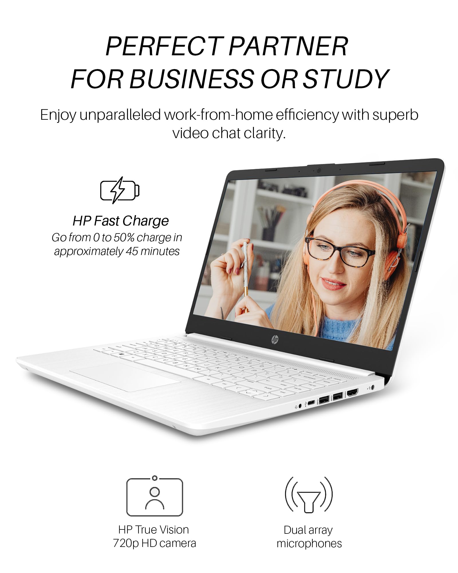 Foto 5 pulgar | Portátil Hp 2024, El Más Nuevo, Intel N4120, 8 Gb De Ram, 320 Gb, Ssd, Win 11 - Venta Internacional.