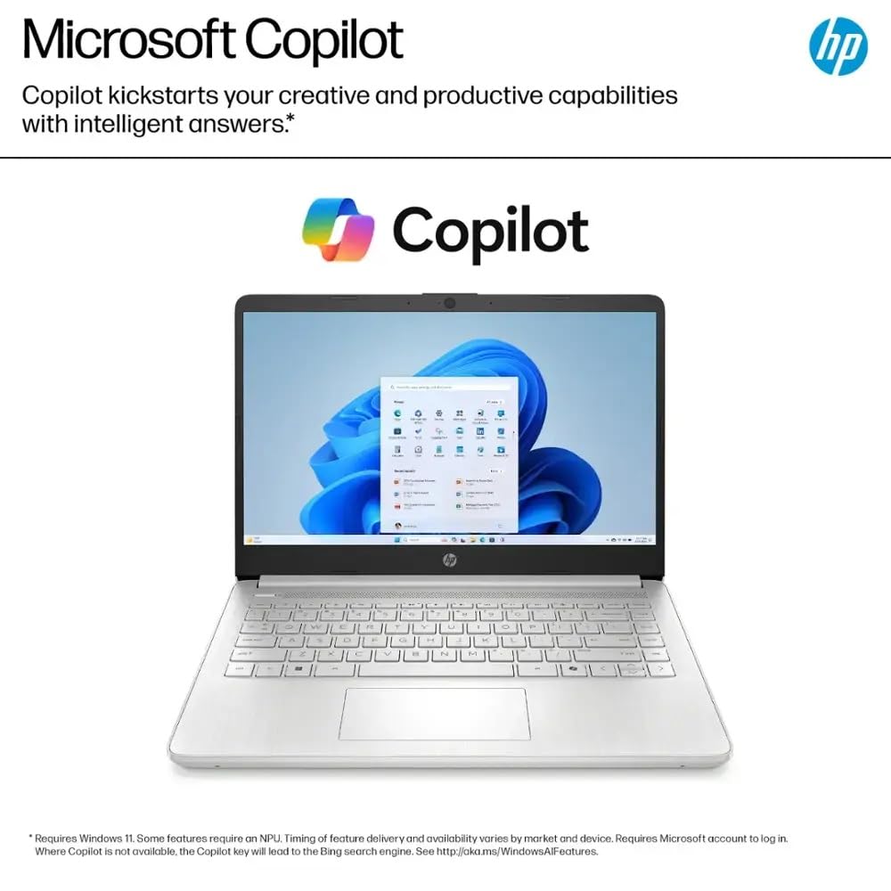 Foto 5 pulgar | Ordenador Portátil Hp 14 Microsoft 365 Copilot Ai 16 Gb Ram 640 Gb Ssd - Venta Internacional.
