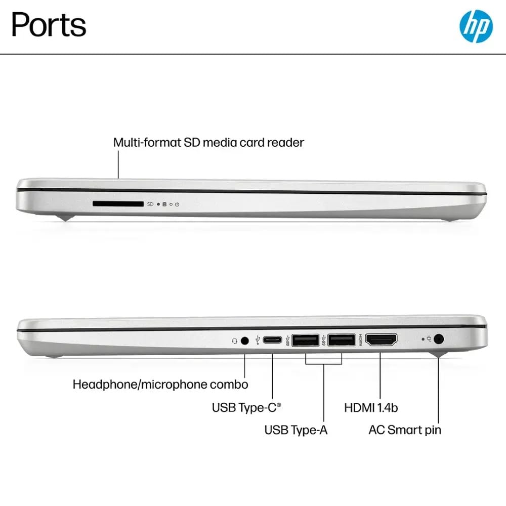 Foto 6 pulgar | Ordenador Portátil Hp 14 Microsoft 365 Copilot Ai 16 Gb Ram 640 Gb Ssd - Venta Internacional.