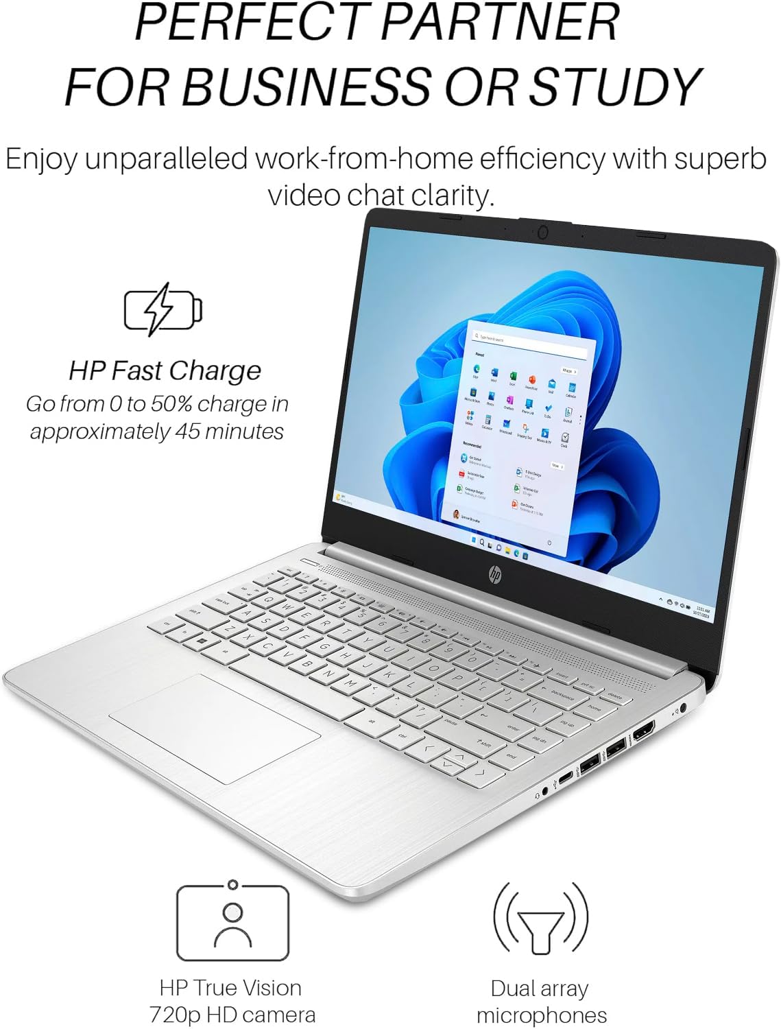 Foto 7 pulgar | Ordenador Portátil Hp 14 Student Intel 4 Núcleos N4120 16 Gb Ram 384 Gb Ssd - Venta Internacional.