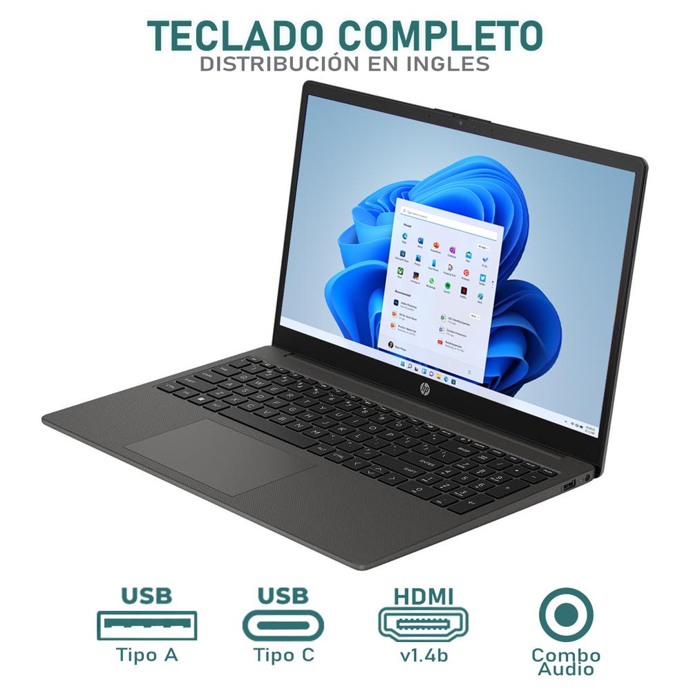 Foto 5 pulgar | Laptop Hp 255 G10 Amd Ryzen 7 7730u 32gb Ram 512gb Ssd 15.6'' Windows 11 Home Teclado En Ingles