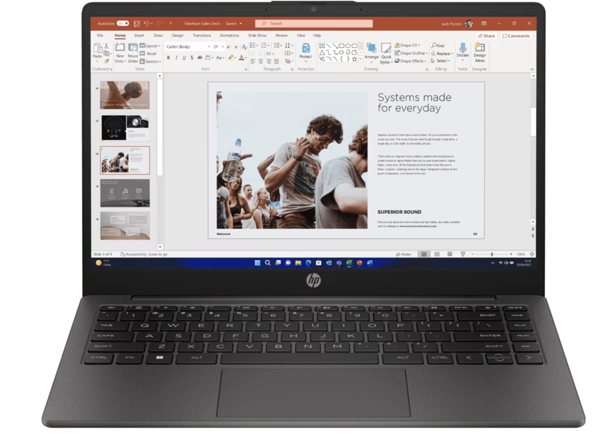 Foto 2 pulgar | Laptop Hp 245 G10 14'' Hd  Ryzen 5 7530u  16gb Ram  512gb Ssd  Windows 11 Home  Color Jet Black Teclado Español.