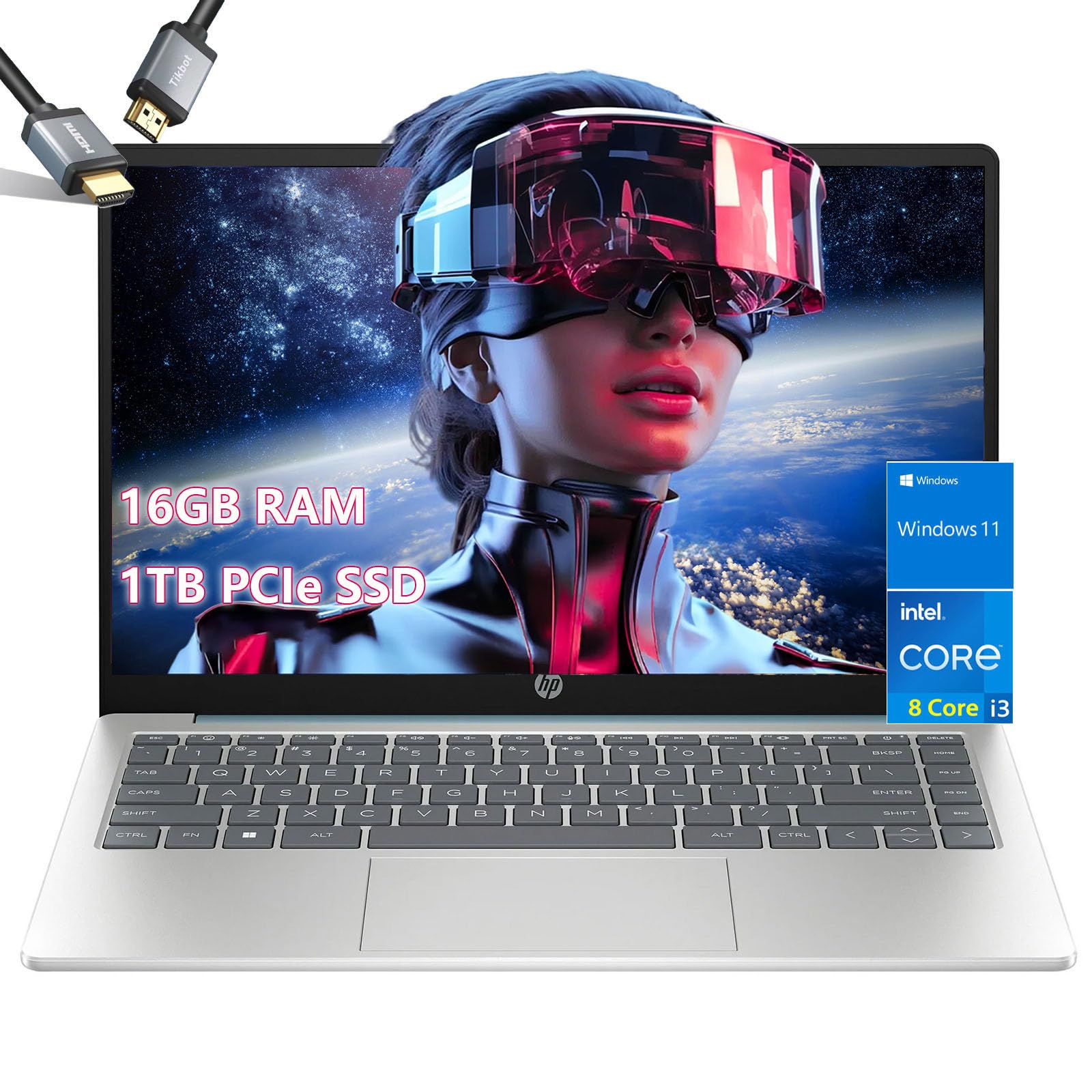 Foto 2 pulgar | Portátil Hp Windows 11 De 8 Núcleos Intel I3 N305 De 14 Pulgadas  16 Gb De Ram  1 Tb  Ssd - Venta Internacional.