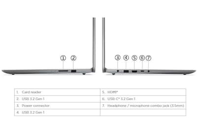 Foto 5 | Laptop Lenovo Ideapad Slim 3 15abr8/ryzen 5 7430u 2.3 Ghz/8gb/512gb Ssd/15.6 Fhd/touch/color Gris Ar